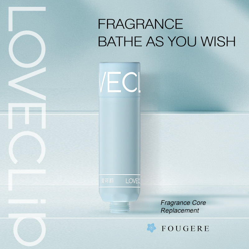 Loveclip Innovative Fragrance Shower System，Replaceable fragrance filter 3 Fragrance