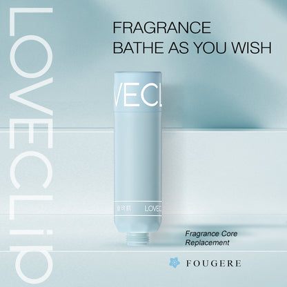 Loveclip Innovative Fragrance Shower System，Replaceable fragrance filter 3 Fragrance