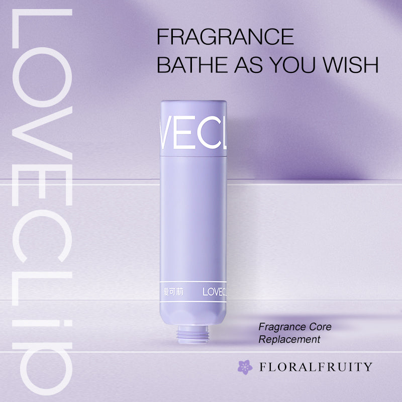 Loveclip Innovative Fragrance Shower System，Replaceable fragrance filter 3 Fragrance