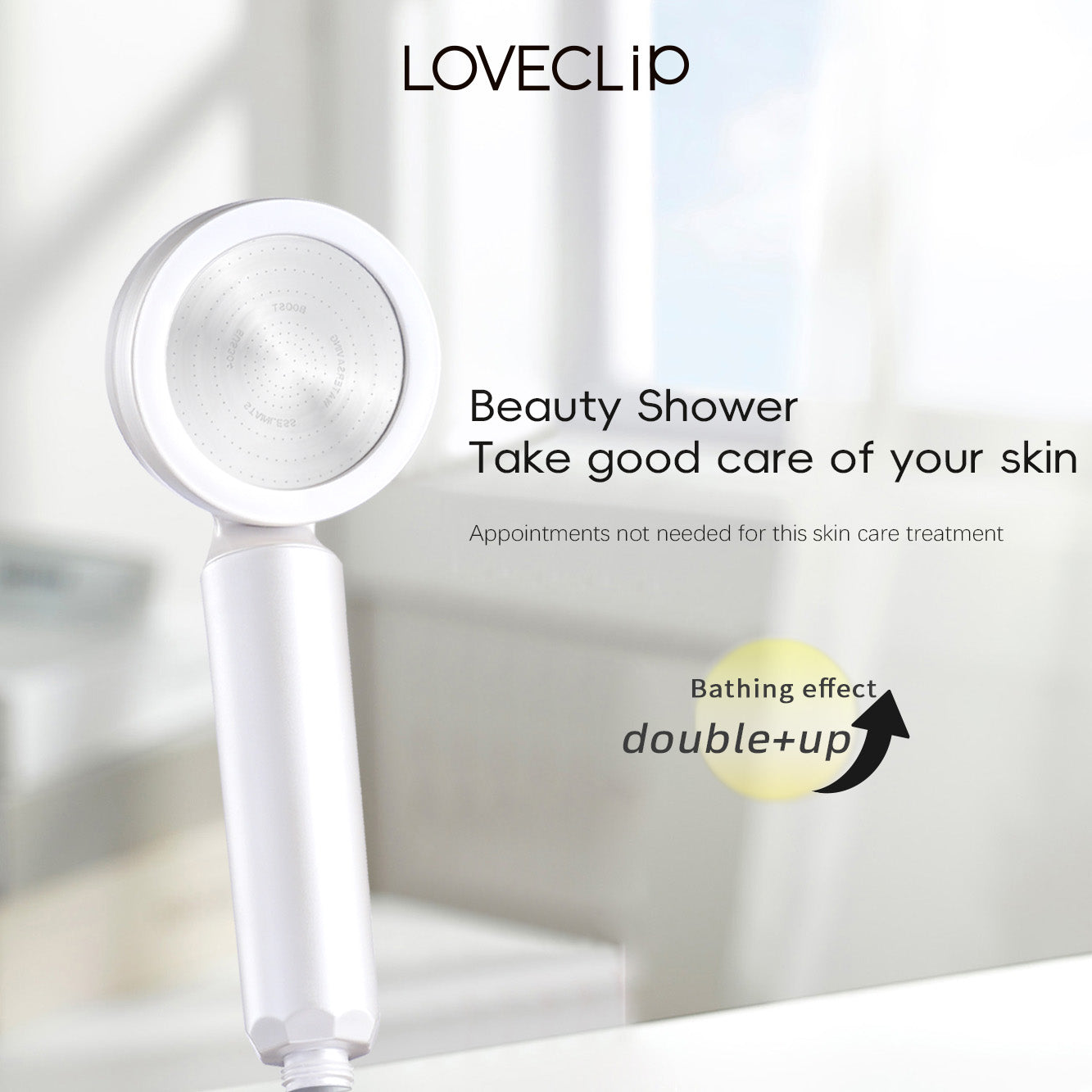 Loveclip Innovative Fragrance Shower System Turn Your Shower into a Perfumed Spa. 8-Hour Skin Scent.